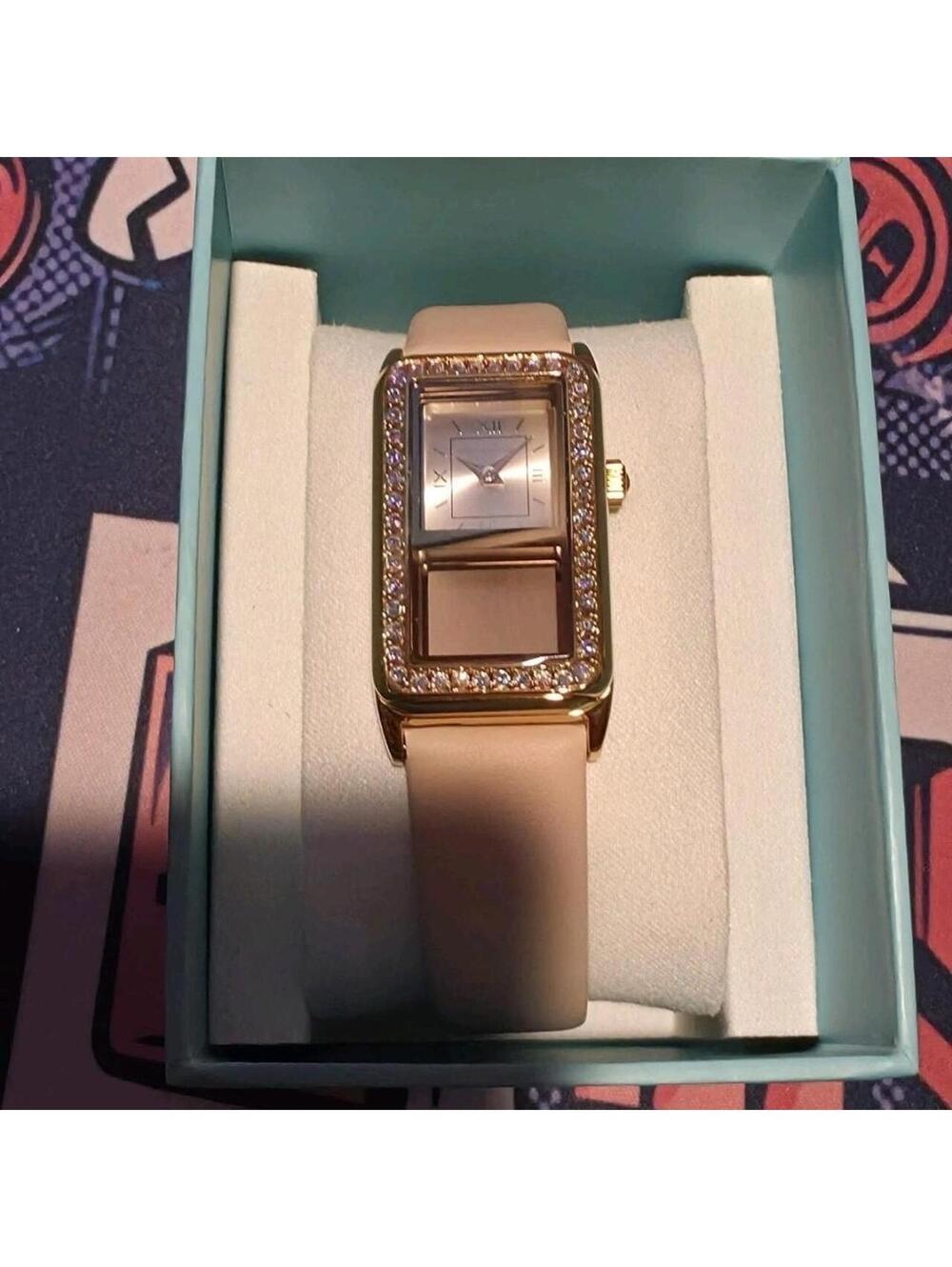 Origami Owl Storyteller Living Locket Watch Rose Gold Pink LK5104 New In Box
